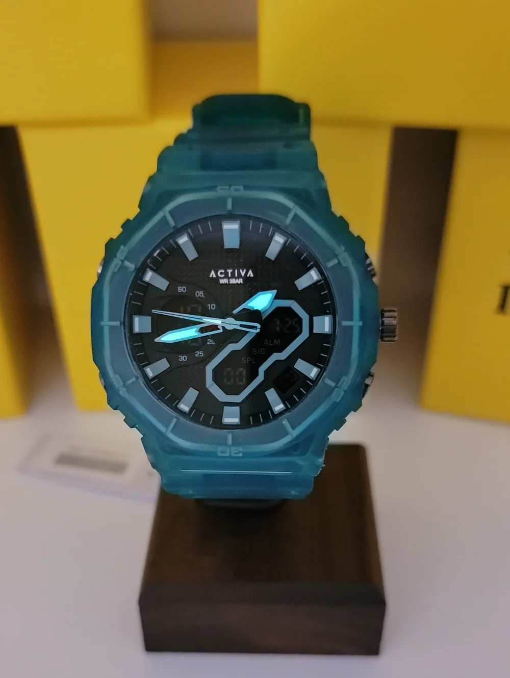 Activa Exon X Invicta Digital Men's Watch - 48mm Teal ACW8120-004 Multifunction